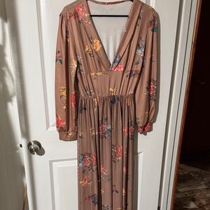 Floral Long Sleeve Dress